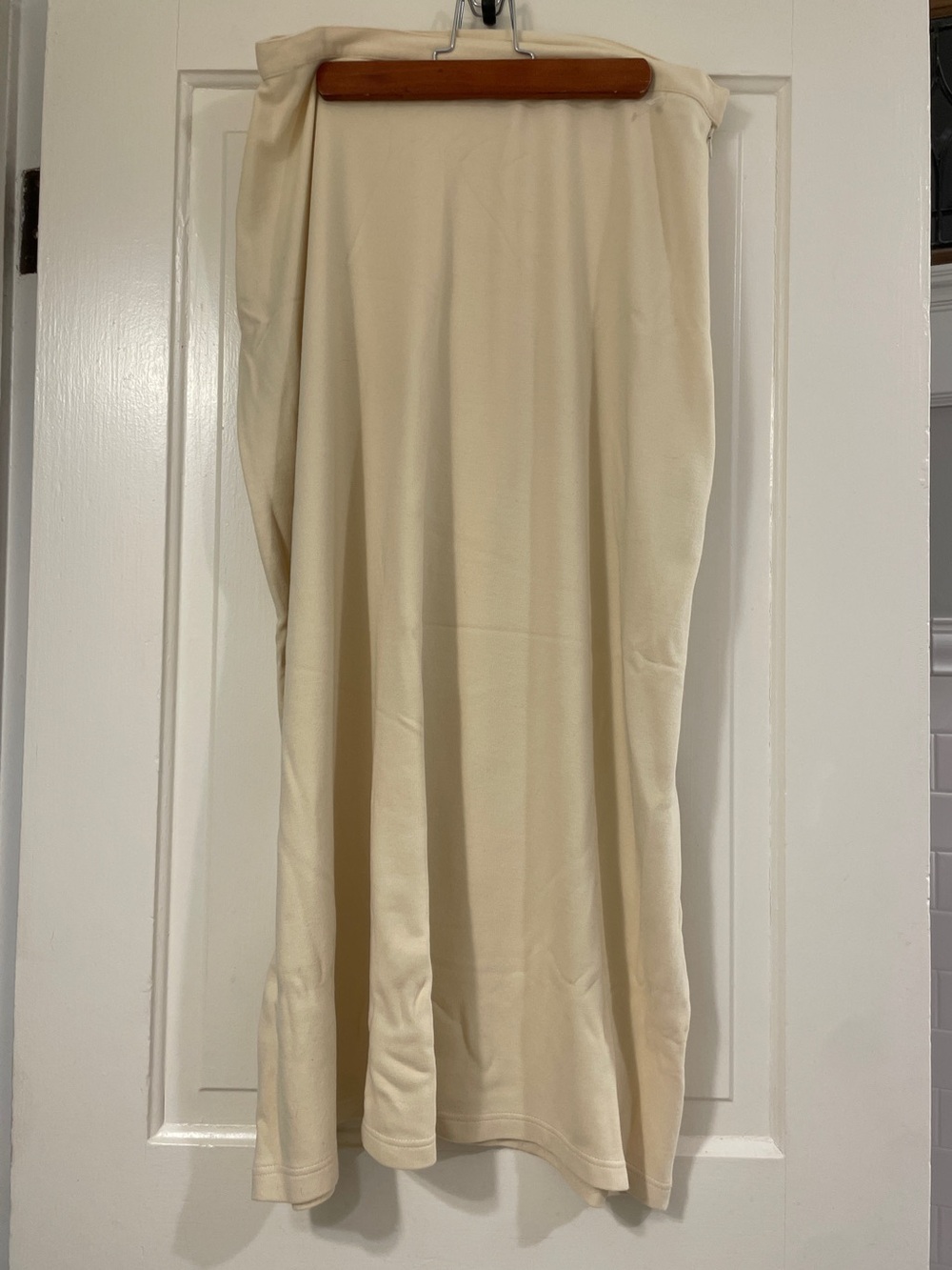 Woolrich Cream Knit Maxi Skirt Size 16